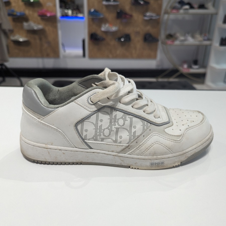 Dior trainer before cleaning